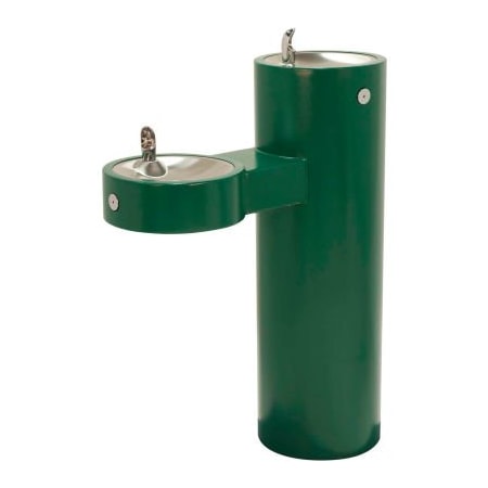 Acorn Controls Murdock Barrier Free Freeze Resistant Bi-Level Pedestal Mounted Outdoor Drink Fountain GRM45-FRU2